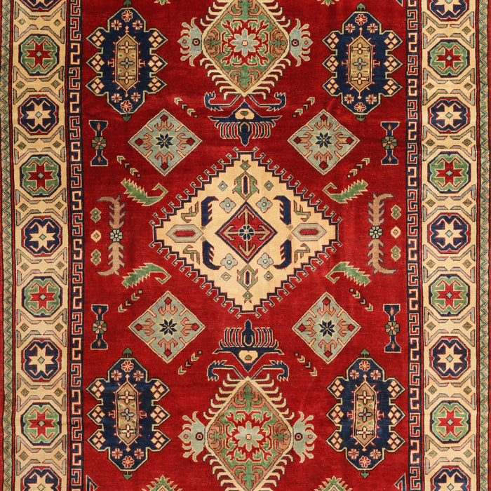 Traditional Red Geometric Rug, tr2679
