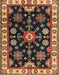 Machine Washable Traditional Peru Brown Rug, wshtr2681