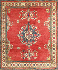 Machine Washable Traditional Neon Red Rug, wshtr2685