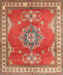 Traditional Neon Red Persian Rug, tr2685