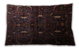 Traditional Classic Rectangular Chocolate Brown Lumbar Throw Pillow, 13 inch by 19 inch, lbtr2688