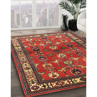 Traditional Red Animal Rug, tr268