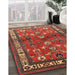 Traditional Red Animal Rug in Family Room, tr268