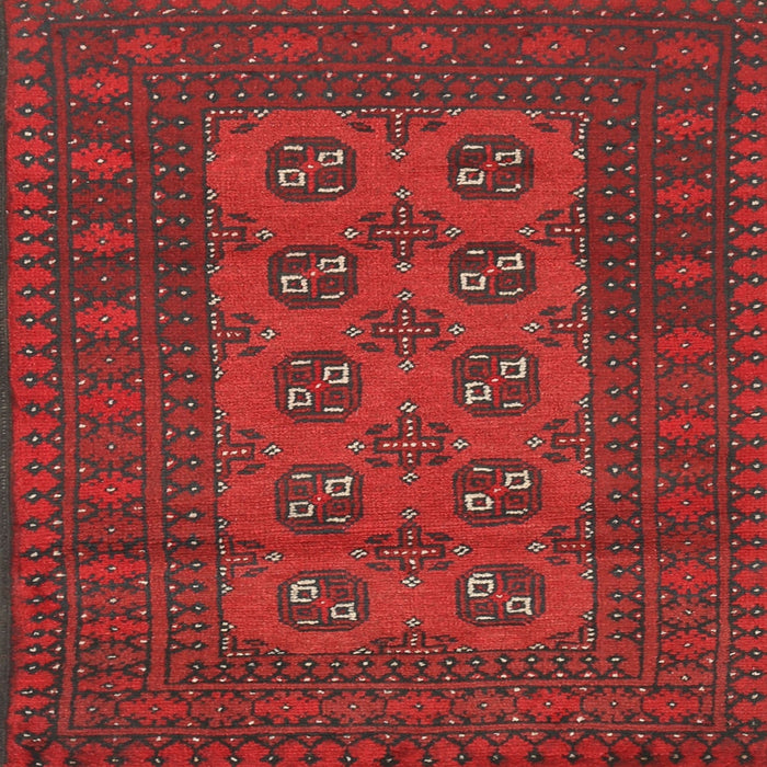 Square Traditional Brown Red Persian Rug, tr2690