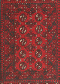 Machine Washable Traditional Dark Sienna Brown Rug, wshtr2692