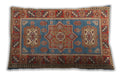 Traditional Classic Rectangular Fire Brick Red Lumbar Throw Pillow, 13 inch by 19 inch, lbtr2693