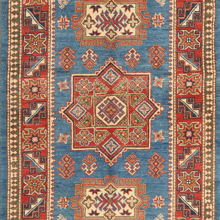 Traditional Fire Brick Red Geometric Rug, tr2693