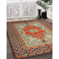 Traditional Brown Red Persian Rug, tr2694