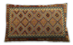 Traditional Classic Rectangular Golden Gold Lumbar Throw Pillow, 13 inch by 19 inch, lbtr2696