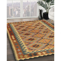 Traditional Gold Southwestern Rug, tr2696