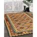 Traditional Gold Southwestern Rug in Family Room, tr2696