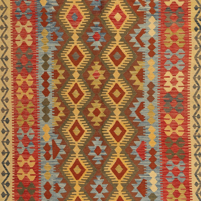 Machine Washable Traditional Gold Rug, wshtr2697