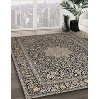 Traditional Burgundy Brown Persian Rug, tr269
