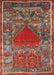 Traditional Khaki Green Persian Rug, tr26