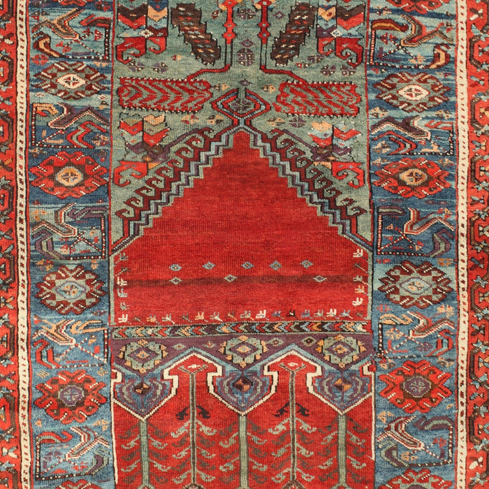 Traditional Khaki Green Persian Rug, tr26