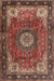 Traditional Saffron Red Persian Rug, tr2701