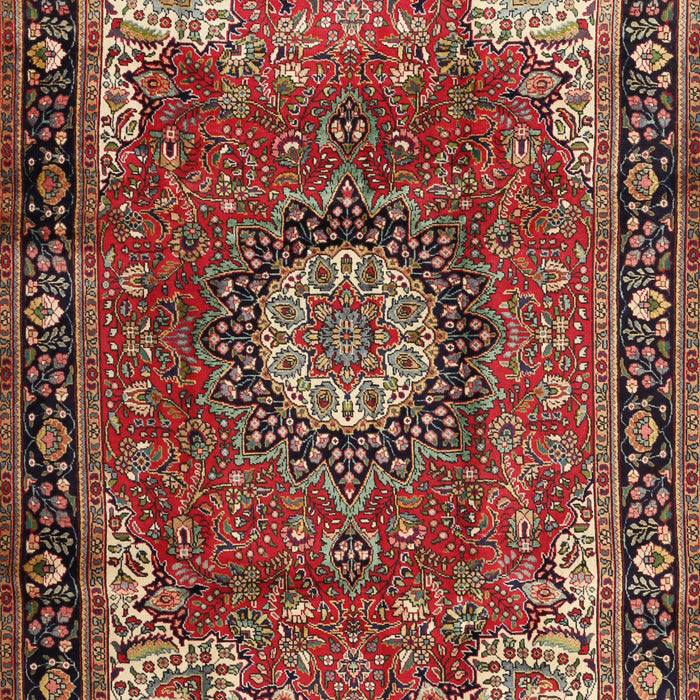Traditional Saffron Red Persian Rug, tr2701