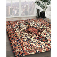 Traditional Sandy Brown Persian Rug, tr2702