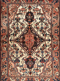 Machine Washable Traditional Sandy Brown Rug, wshtr2702