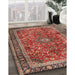 Traditional Red Persian Rug in Family Room, tr2703