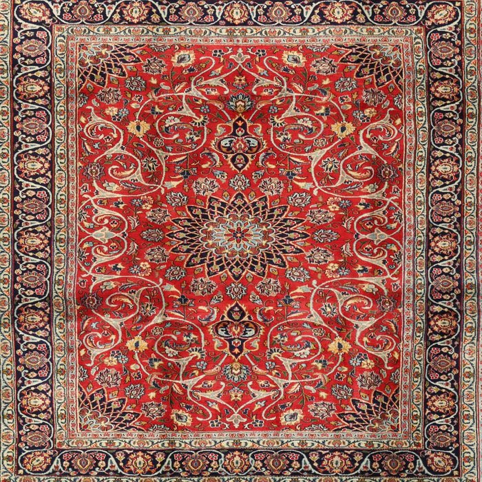 Square Traditional Red Persian Rug, tr2703