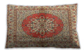 Traditional Classic Rectangular Chestnut Red Lumbar Throw Pillow, 13 inch by 19 inch, lbtr2704