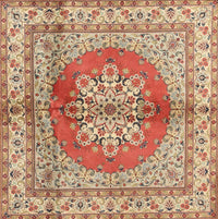 Machine Washable Traditional Chestnut Red Rug, wshtr2704