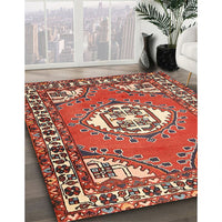 Traditional Light Copper Gold Persian Rug, tr2707