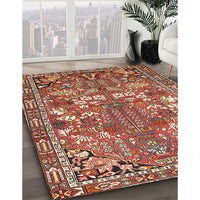 Traditional Tangerine Pink Animal Rug, tr270