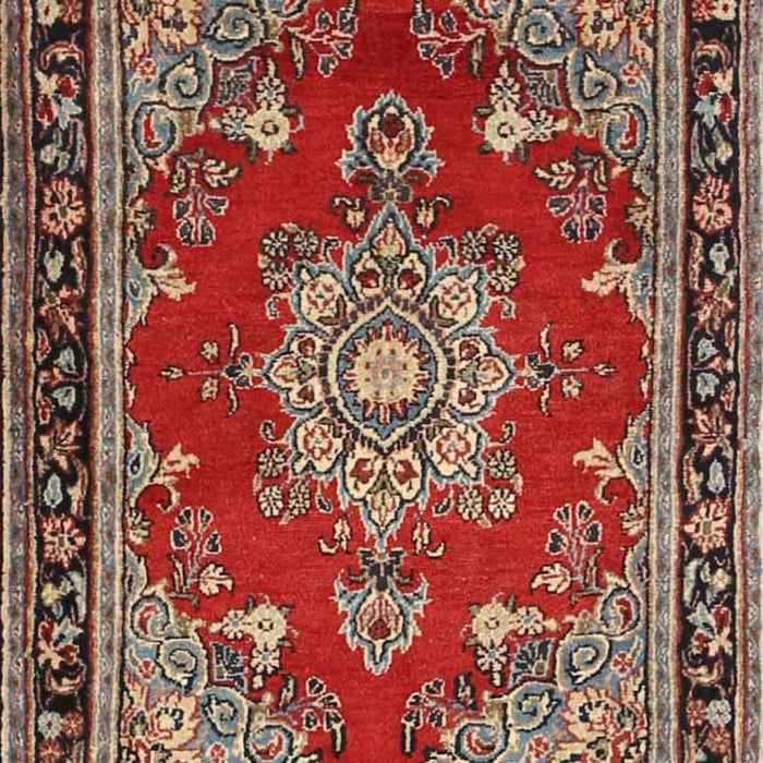 Machine Washable Traditional Tomato Red Rug, wshtr2710