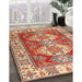 Traditional Red Persian Rug in Family Room, tr2713