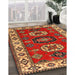 Machine Washable Traditional Bronze Brown Rug in a Family Room, wshtr2714