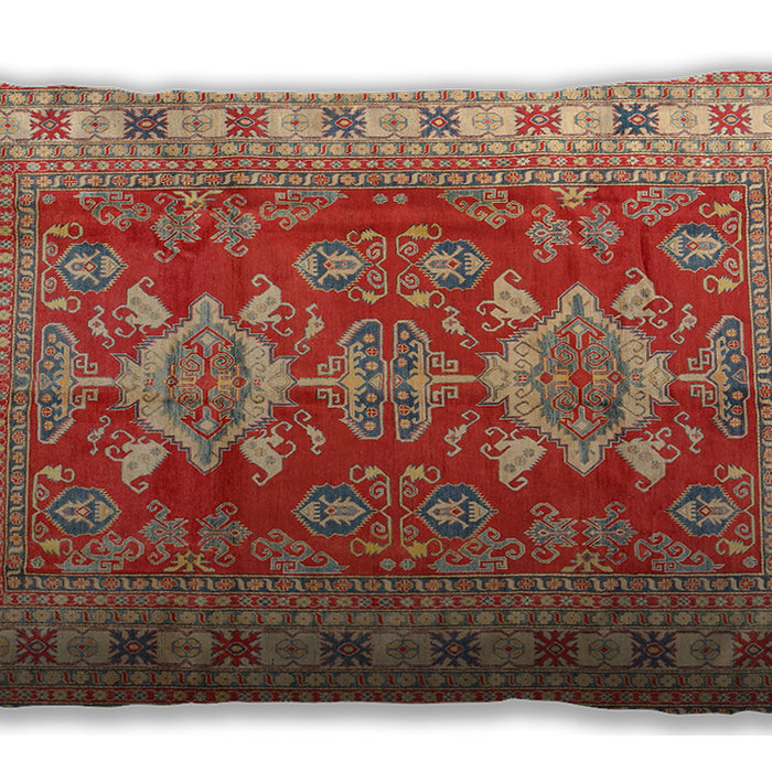 Traditional Classic Rectangular Red Lumbar Throw Pillow, 13 inch by 19 inch, lbtr2715
