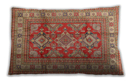 Traditional Classic Rectangular Brown Sand Brown Lumbar Throw Pillow, 13 inch by 19 inch, lbtr2716