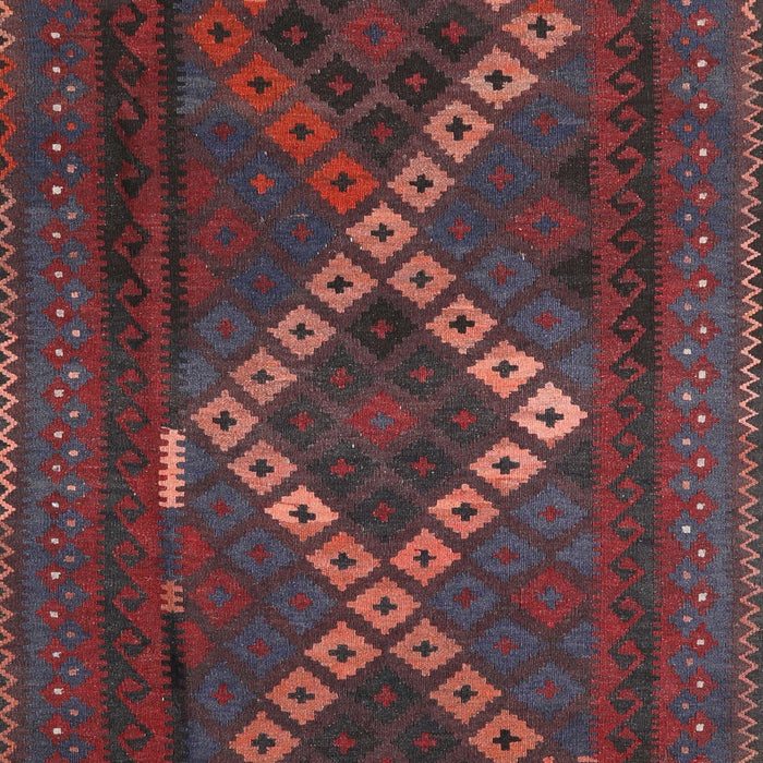 Machine Washable Traditional Saffron Red Rug, wshtr2722