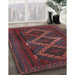 Machine Washable Traditional Saffron Red Rug in a Family Room, wshtr2722