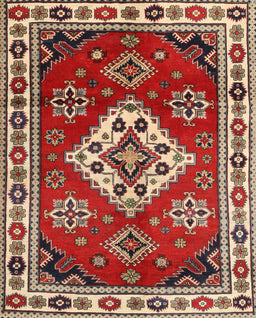 Machine Washable Traditional Tomato Red Rug, wshtr2723