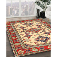 Traditional Fire Brick Red Persian Rug, tr2725