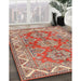 Traditional Red Persian Rug in Family Room, tr2726