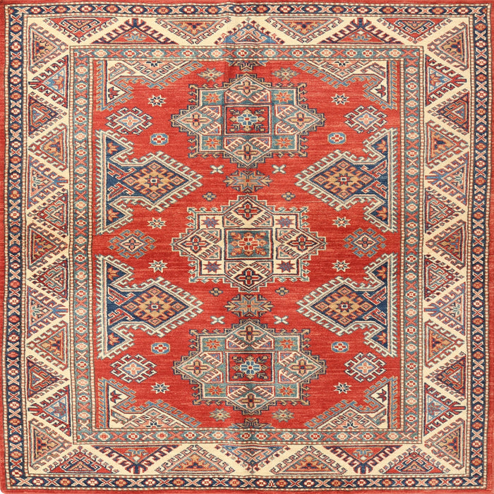 Square Traditional Red Persian Rug, tr2726