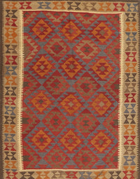 Machine Washable Traditional Red Rug, wshtr2728