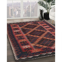 Traditional Chestnut Brown Southwestern Rug, tr2729