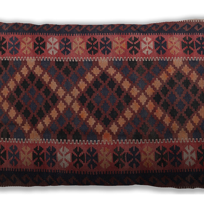 Traditional Classic Rectangular Chestnut Brown Lumbar Throw Pillow, 13 inch by 19 inch, lbtr2729