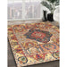 Traditional Sandy Brown Animal Rug in Family Room, tr272