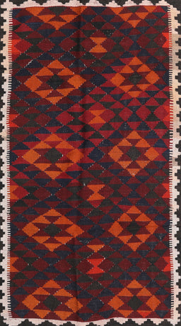 Machine Washable Traditional Tomato Red Rug, wshtr2731