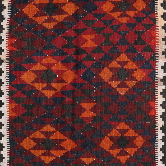 Machine Washable Traditional Tomato Red Rug, wshtr2731