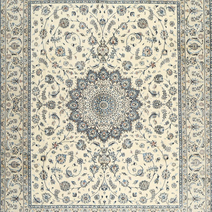 Traditional Sage Green Medallion Rug, tr2733