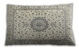 Traditional Classic Rectangular Sage Green Lumbar Throw Pillow, 13 inch by 19 inch, lbtr2733