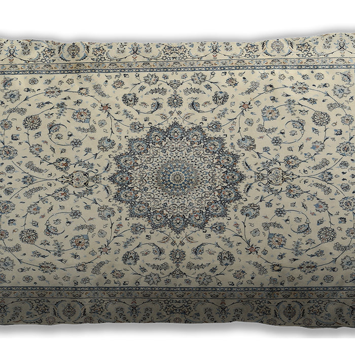 Traditional Classic Rectangular Sage Green Lumbar Throw Pillow, 13 inch by 19 inch, lbtr2733