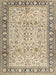 Machine Washable Traditional Brown Rug, wshtr2734